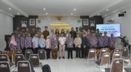 Direktu RSUD dr. H. Moh. Anwar Sumenep, dr. Erliyati dengan jajarannya bersama Bappenas dan Kepala Bappeda Sumenep, Arif Firmanto