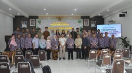 Direktu RSUD dr. H. Moh. Anwar Sumenep, dr. Erliyati dengan jajarannya bersama Bappenas dan Kepala Bappeda Sumenep, Arif Firmanto