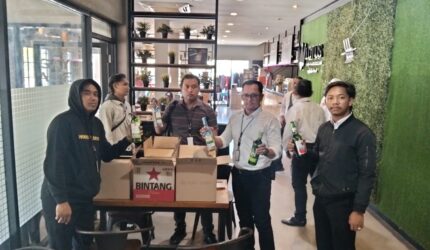 Cafe Lotus Digerebek, 48 Botol Miras Diamankan Polisi