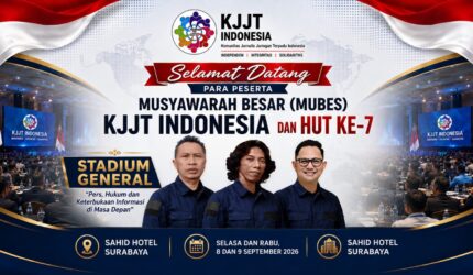KJJT Indonesia Gelar Mubes HUT ke-7, 125 Jurnalis Bahas Masa Depan Pers dan Keterbukaan Informasi