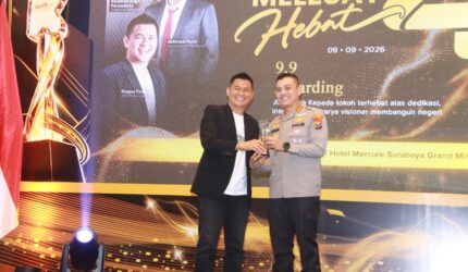 Kapolresta Sumenep Raih Penghargaan Ketik.com, Dinilai Penggerak Transformasi Institusi