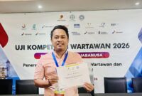 Prengki Wirananda usai mengikuti UKW Jenjang Utama