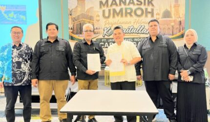 Bidik Ekosistem Umrah Terintegrasi, JARDY Travel Gandeng BPRS Harum Hikmahnugraha