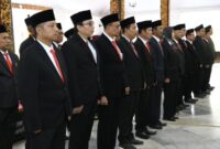Proses pelantikan pejabat administrator dan pejabat pengawas
