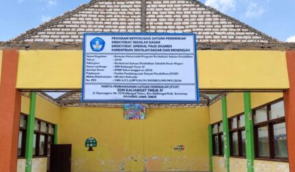 Papan Informasi Tak Cantumkan Nilai Anggaran, Revitalisasi SDN Kalianget Timur IV Disorot: Diduga Minim Transparansi
