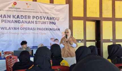 Perkuat Peran Kader Posyandu, SKK Migas–KEI dan Puskesmas Pagerungan Besar Kolaborasi Tangani Stunting