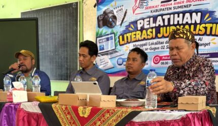 SMSI Sumenep Gelar Sekolah Melek Media, Guru SDN Gugus 02 Kalianget Dibekali Literasi Informasi