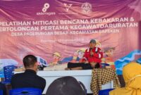 Kegiatan pelatihan gugus tanggap bencana kebakaran