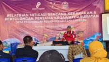 Kegiatan pelatihan gugus tanggap bencana kebakaran