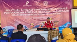 Kegiatan pelatihan gugus tanggap bencana kebakaran