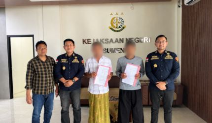 Kejari Sumenep Hentikan Penuntutan Dua Tersangka Lewat Keadilan Restoratif