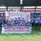 Bupati Sumenep bersama para tim sepak bola U-13