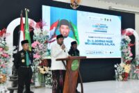 Bupati Sumenep Dr Achmad Fauzi Wongsojudo saat membuka Hari Santri 2026