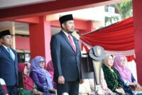 Bupati Sumenep Achmad Fauzi Wongsojudo saat memimpin upacara Hari Kesaktian Pancasila 1 Oktober 2026