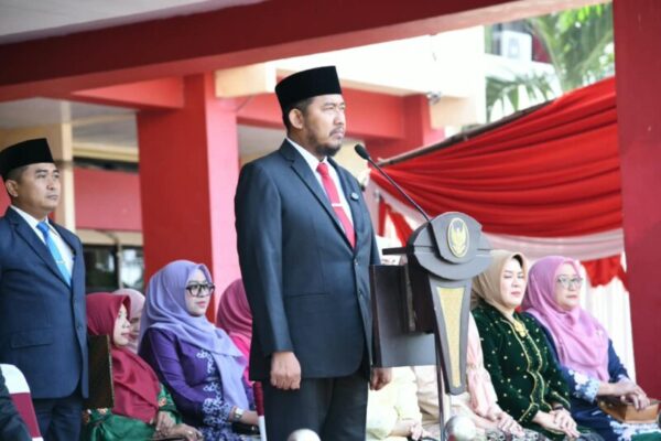 Bupati Sumenep Achmad Fauzi Wongsojudo saat memimpin upacara Hari Kesaktian Pancasila 1 Oktober 2026