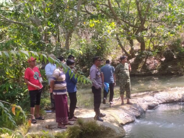 Lokasi kejadian korban tenggelam saat latihan renang