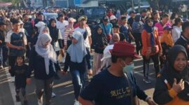Ribuan peserta JAKA SOPAN 2026 saat dilepas di garis start