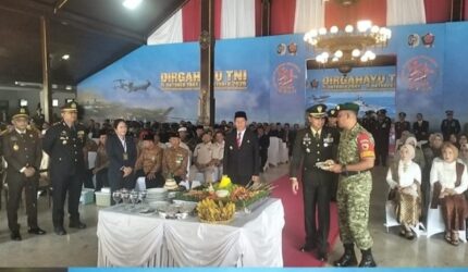 HUT TNI ke-81, Pemkab Tulungagung Tegaskan Sinergi TNI dan Pemerintah untuk Pembangunan