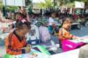 Suasana saat para peserta lomba adu kreatvitas