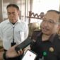 Kasi Intel Kejari Bondowoso, Adi Harsanto bareng Kadisdik Taufan Restuanto