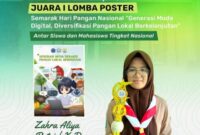 IG MAN Sumenep pasang poster Zahra.