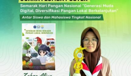 Zahra, Siswi MAN Sumenep Juara 1 Poster Nasional 2026, Seluruh Podium Diborong Pelajar Sumenep