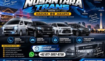 Nusantara Transindo Perluas Layanan Travel dan Logistik, Jangkau Madura hingga Luar Jawa
