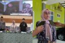 Suasana pencanangan di Aula SMA 2 dan Kabid PPA Dinsos P3AKB