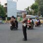 Kasatlantas Polres Bondowoso, AKP Heri Nugroho, saat bertugas
