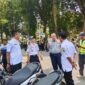 Kepala Disperkimhub Sumenep Dadang Deddy Iskandar bersam petugas gabungan tertibkan parkir Liar 