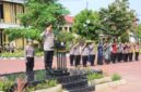 Kapolresta Sumenep Kombes Pol Ariek Indra Sentanu saat pimpin apel