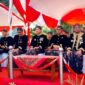 Upacara Hari Jadi Sumenep ke-757 dan Hari Jadi Provinsi Jawa Timur ke-81 di halaman Masjid Jamik Sumenep 