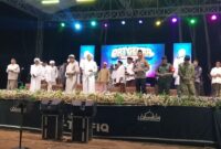 Kegiatan DRT Gemar Bersholawat di lapangan Banasare Rubaru 
