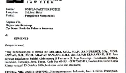 Diduga Tertipu Oknum Polisi, Warga Sumenep Lapor ke Polresta: Rp100 Juta Raib dengan Janji Ringankan Hukuman Suami