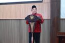Wakil Bupati Sumenep KH Imam Hasyim saat membacakan tanggapan.Bupati atas PU DPRD terkait dana cadangan pilkada 2029