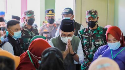 Antusias Ribuan Warga Pamekasan Ikuti Vaksin