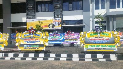 Hari Bhakti Adhyaksa ke-62, Kantor Kejari Sumenep Dipenuhi Karangan Bunga