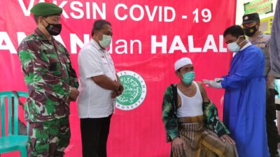 4 Pilar Cegah Covid-19, Gelar Vaksinasi di Ponpes Darul Ulum I Gersempal dan Puskesmas Omben Sampang