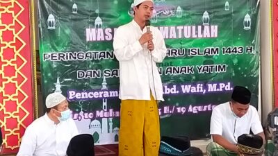 Peringati Tahun Baru Islam, Takmir Masjid Rahmatullah Sumenep Adakan Giat Santunan Anak Yatim