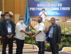 Lutfil Hakim Terpilih Nahkodai PWI Jawa Timur Periode 2021-2026