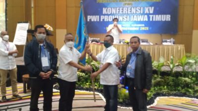 Lutfil Hakim Terpilih Nahkodai PWI Jawa Timur Periode 2021-2026