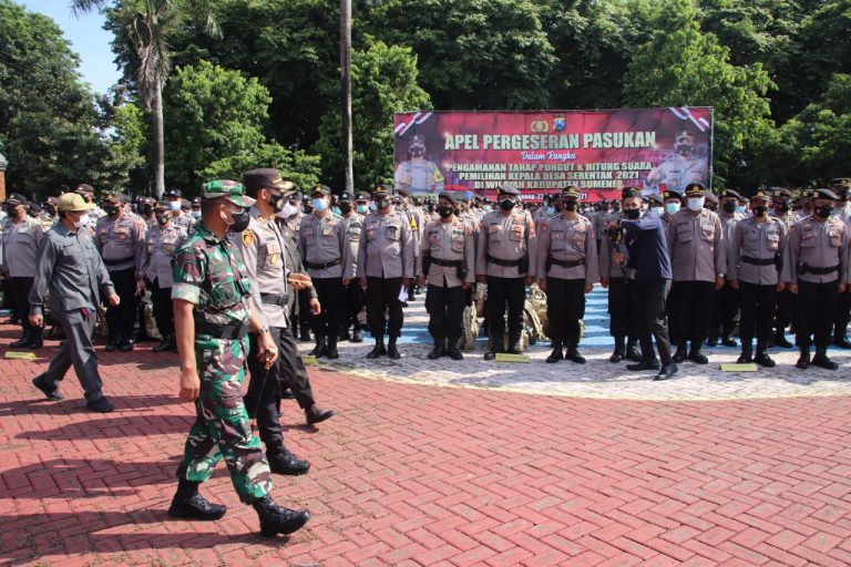 2.713 Personel Gabungan TNI-Polri Dikerahkan untuk Pengamanan Pilkades Serentak di Sumenep
