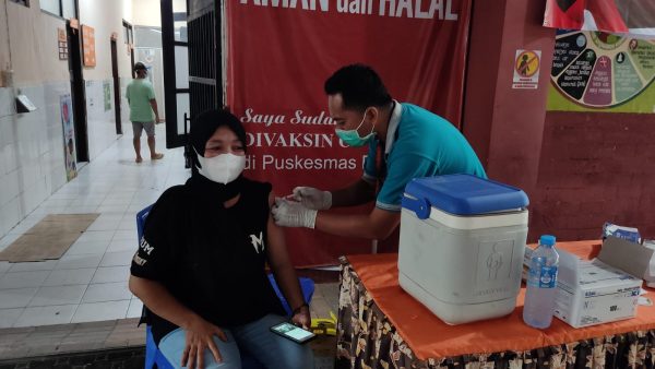 Bersama 4 Pilar, Puskesmas Kecamatan Bluto Tambah Sasaran Vaksinasi