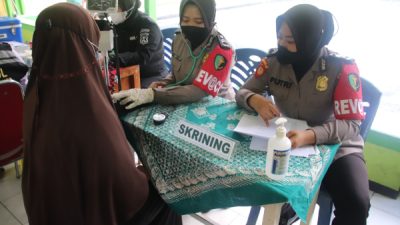 Polres Sumenep Gelar Vaksinasi Dalamrangka Hari Jadi Polwan RI ke-74