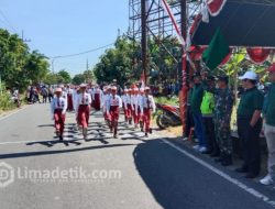 Selain Pengamanan, Kapolsek Torjun Himbau Peserta Gerak Jalan Patuhi Tatib Sepanjang Jalan