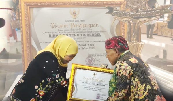 Kelompok Seni Tinkerbel Dapat Pernghargaan Gubernur Jatim