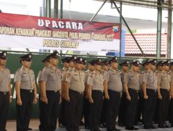 Sebanyak 55 Anggota Polres Sumenep Terima Kenaikan Pangkat di Akhir Tahun 2022