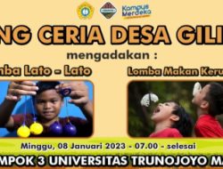 ABDIMAS Universitas Trunojoyo Madura Meriahkan Desa Gili Anyar Melalui Program Kampung Ceria