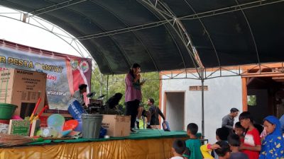 Berpartisipasi Dalam Pembukaan Gubuk Apung di Desa Astapah, Bentuk Pengabdian Mahasiswa KKN-T Universitas Trunojoyo Madura