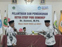 Ketua STKIP PGRI Sumenep Resmi Dilantik, Dr Asmoni Bocorkan Sesuatu